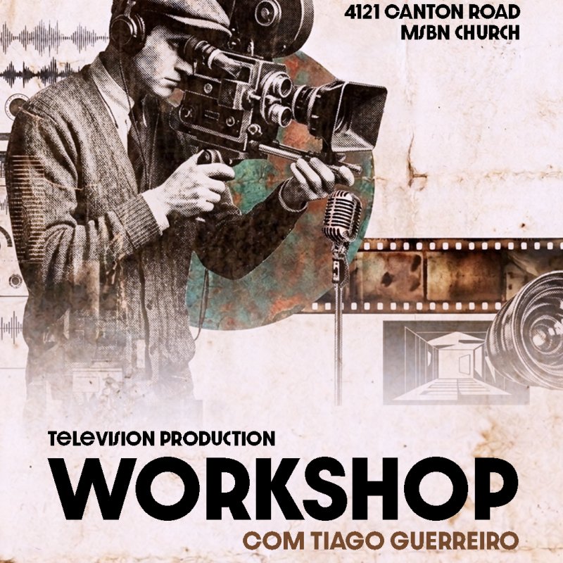 WORKSHOP de filmagem e transmissão