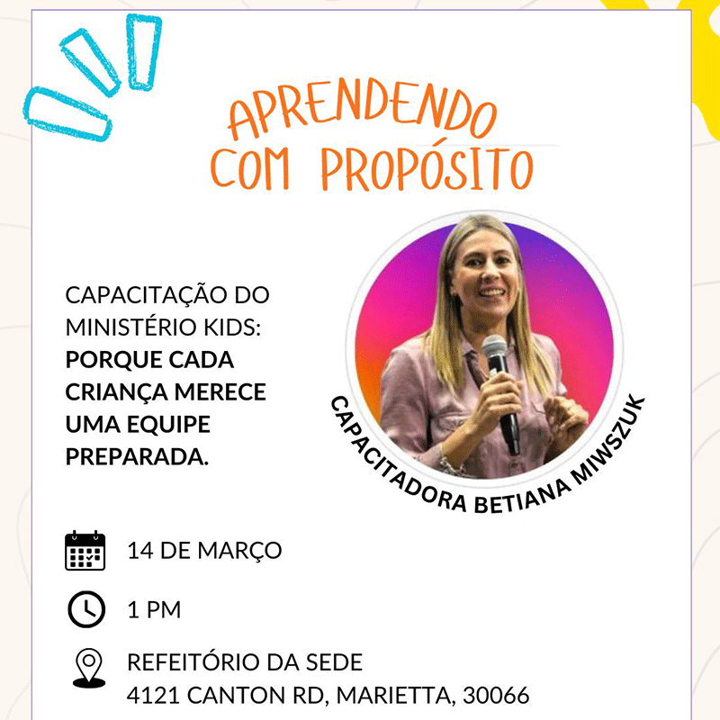 Capacitacão - Ministério Infantil